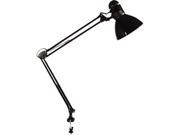 Ledu L502BK Opti Series Swing Arm Incandescent Lamp 30 Inches Reach Black