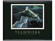Advantus Teamwork Poster 30 x24 Black Frame