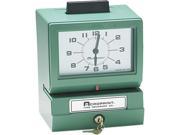 Acroprint 01 1070 411 Model 125 Analog Manual Print Time Clock with Month Date 0 12 Hours Minutes
