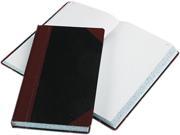 Boorum Pease 9 500 R Record Account Book Record Rule Black Red 500 Pages 14 1 8 x 8 5 8