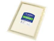 Foil Enhanced Certificates 8 1 2 x 11 Gold Flourish Border 12 Pack