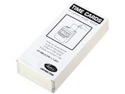 Lathem Time E7 100 Time Card for Lathem Model 7000E Numbered 1 100 Two Sided 100 Pack