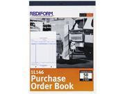 Rediform Purchase Order Book Bottom Punch Letter Two Part Carbonless 50 Sets Book