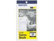 Rediform 5L250 Sales Book 3 5 8 x 6 3 8 Carbonless Triplicate 50 Sets Book