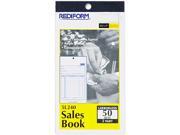 Rediform 5L240 Sales Book 3 5 8 x 6 3 8 Carbonless Duplicate 50 Sets Book