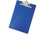 Saunders 21602 Plastic Antimicrobial Clipboard 1 Capacity Holds 8 1 2w x 12h Blue