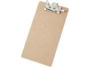 Saunders 05713 Hardboard Arch Clipboard 2 Capacity Holds 8 1 2 w x 14 h Brown