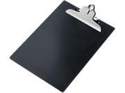 Saunders 21603 Plastic Antimicrobial Clipboard 1 Capacity Holds 8 1 2w x 12h Black