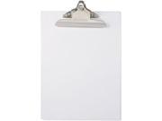 Saunders 21803 Plastic Clipboard 1 Capacity Holds 8 1 2w x 11h Clear