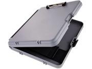 Saunders 00470 WorkMate Storage Clipboard 1 2 Capacity Holds 8 1 2w x 11h Charcoal Gray