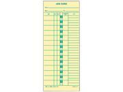 Tops 1258 Time Card for Cincinnati Lathem Simplex Job Card 1 Sided 3 1 2 x 9 500 Box