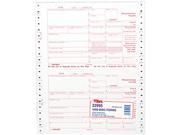 Tops 22995 IRS Approved 1099 Tax Form 5 1 2 x 8 Five Part Carbonless 24 Forms