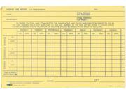 Tops 3017 Employee Time Report Card Weekly 6 x 4 100 Pack