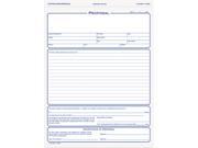 Tops 3850 Snap Off Proposal Form 8 1 2 x 11 Three Part Carbonless 50 Forms