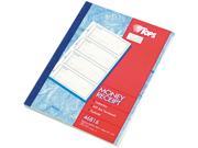 Tops 46816 Money and Rent Receipt Books 7 1 4 x 2 3 4 Two Part Carbonless 400 Sets Book