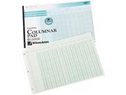 Wilson Jones G7213A Accounting Pad 13 Eight Unit Columns 11 x 16 3 8 50 Sheet Pad