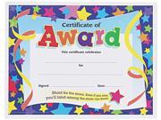 Certificates of Award 8 1 2 x 11 30 Pack