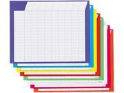 Horizontal Incentive Chart Pack 28w x 22h Assorted Colors 8 Pack