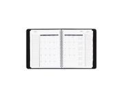 AT A GLANCE 70 100V 05 Triple View Weekly Monthly Appointment Book Black 6 7 8 x 8 3 4 Januray to Decmeber 2016