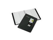 AT A GLANCE 70 222 05 Recycled Two Person Daily Appointment Book 8 x 10 7 8 Black