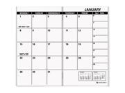 AT A GLANCE 70 906 10 Recycled Monthly Planner Refill 3 1 2 x 6 1 8