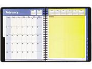 AT A GLANCE 76 11 05 QuickNotes Recycled Weekly Monthly Planner Black 8 x 9 7 8