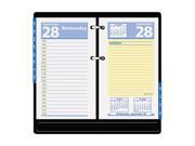 AT A GLANCE E517 50 QuickNotes Recycled Desk Calendar Refill 3 1 2 x 6