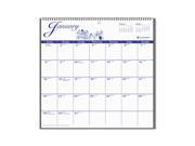 AT A GLANCE G1000 17 Recycled 12 Month Illustrator s Edition Wall Calendar 12 x 11 3 4