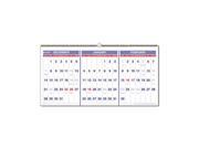 AT A GLANCE PM14 28 Recycled Three Month Reference Wall Calendar 23 1 2 x 12