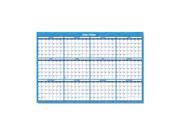 AT A GLANCE PM200 28 Recycled Horizontal Erasable Wall Planner 36 x 24