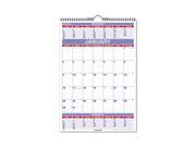 AT A GLANCE PM6 28 Recycled Three Month Calendar 15 1 2 x 22 3 4