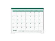 AT A GLANCE SK25 03 Recycled Fashion Desk Pad Green 22 x 17