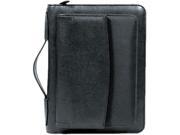 Day Timer 44531 Leatherlike Vinyl Fabric Briefcase Organizer Starter Set 5 1 2 x 8 1 2 Black