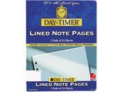 Day Timer 87328 Lined Note Pads for Organizer 8 1 2 x 11 48 Sheets Pack