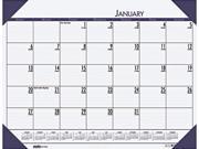 House Of Doolittle 124640 EcoTones Ocean Blue Monthly Desk Pad Calendar 18 1 2 x 13