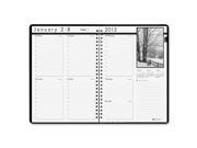 House of Doolittle 2171 02 Weekly Planner w Black White Photos 8 1 2 x 11 Black