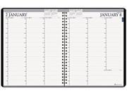 House of Doolittle 272 92 Professional Hardcover Weekly Planner 15 Minute Appointments 8 1 2 x 11 Black