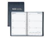 House of Doolittle 278 02 Weekly Appointment Book 30 Minute Appointments 5 x 8 Black
