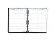 House of Doolittle 281 02 Eight Person Group Practice Daily Appointment Book 8 x 11 Black