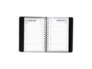 House of Doolittle 288 02 Daily Appointment Book 15 Minute Apppointments 5 x 8 Black