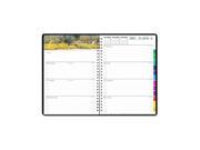 House of Doolittle 2946 32 Gardens of the World Weekly Monthly Planner 7 x 10 Black