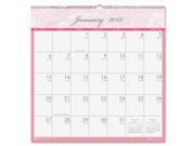 House of Doolittle 3671 Breast Cancer Awareness Monthly Wall Calendar 12 x 12 2016