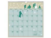 House of Doolittle 376 Illustrated Monthly Wall Calendar 12 x 12