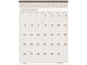 House of Doolittle 380 Large Print Monthly Wall Calendar in Punched Leatherette Binding 20 x 26