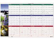 House Of Doolittle 393 Earthscapes Nature Scenes Reversible Erasable Yearly Wall Calendar 24 x 37
