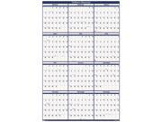 House Of Doolittle 396 Poster Style Reversible Erasable Yearly Wall Calendar 24 x 37