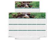 House of Doolittle 397 Earthscapes Waterfalls of the World Reverse Erase Yearly Wall Calendar 24 x 37