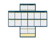 House of Doolittle 3974 Reversible Yearly Wall Planner 60 x 26