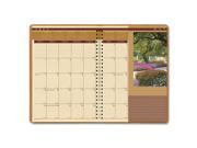 House of Doolittle 523 Landscapes Full Color Monthly Planner Ruled 7 x 10 Brown