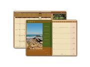 House of Doolittle 528 Landscapes Weekly Monthly Planner 8 1 2 x 11 Brown